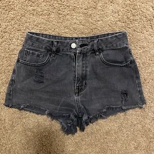 PacSun black jean shorts